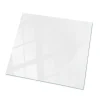 Dessus de table en verre trempé 50x50 cm Couleur blanche lisse-Wallfluent Sale