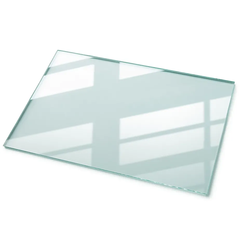 Dessus de table en verre trempé 120x80 cm Transparent-Wallfluent