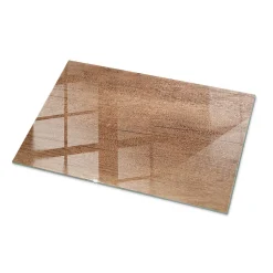 Dessus de table en verre trempé 100x70 cm Motif naturel du bois-Wallfluent Best