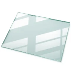Dessus de table en verre trempé 80x60 cm Transparent-Wallfluent Clearance