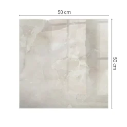 Dessus de table en verre trempé 50x50 cm Motif texturé de marbre-Wallfluent Discount