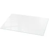 Dessus de table en verre trempé 120x60 cm Couleur blanche lisse-Wallfluent Sale