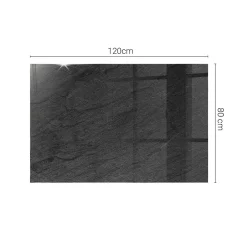 Dessus de table en verre trempé 120x80 cm Texture de pierre naturelle-Wallfluent Online