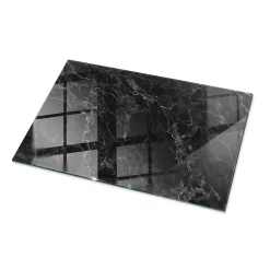 Dessus de table en verre trempé 100x70 cm Motif de marbre veiné-Wallfluent Sale