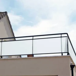 DIMEXACT - Film adhésif anti-regard mat translucide pour extérieur - 152 cm x 1 m - en Rouleau