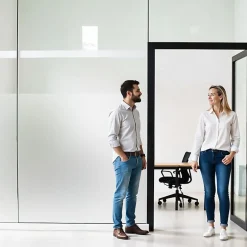 DIMEXACT - Film dépoli blanc combiné sécurité - 152 cm x 0.5 m - en Rouleau- Online