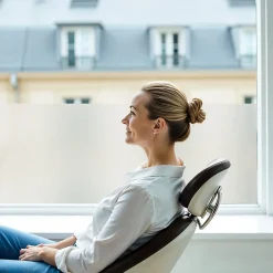 DIMEXACT - Film dépoli repositionnable blanc - 120 cm x 1.5 m - en Rouleau