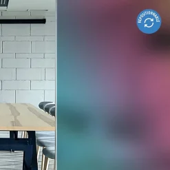 DIMEXACT - Film électrostatique dichroïque dépoli - 138 cm x 2 m - en Rouleau- Hot