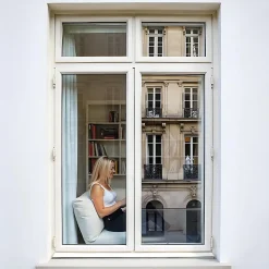 DIMEXACT - Film miroir sans tain argent clair- Haute durabilité - 75 cm x 1 m - en Rouleau- Outlet