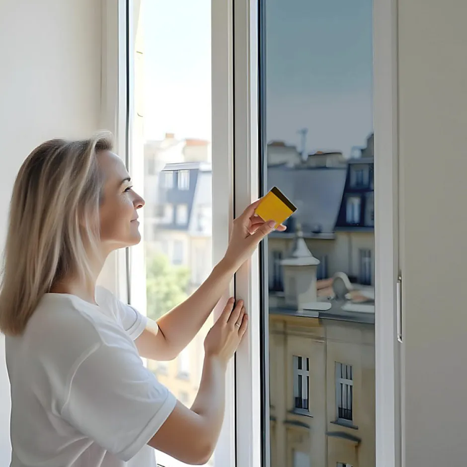 DIMEXACT - Film miroir sans tain repositionnable pour grand vitrage - alu foncé - 120 cm x 1 m - en Rouleau