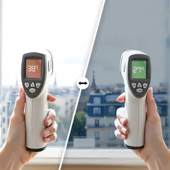 DIMEXACT - Film miroir sans tain repositionnable pour grand vitrage - alu foncé - 120 cm x 1 m - en Rouleau