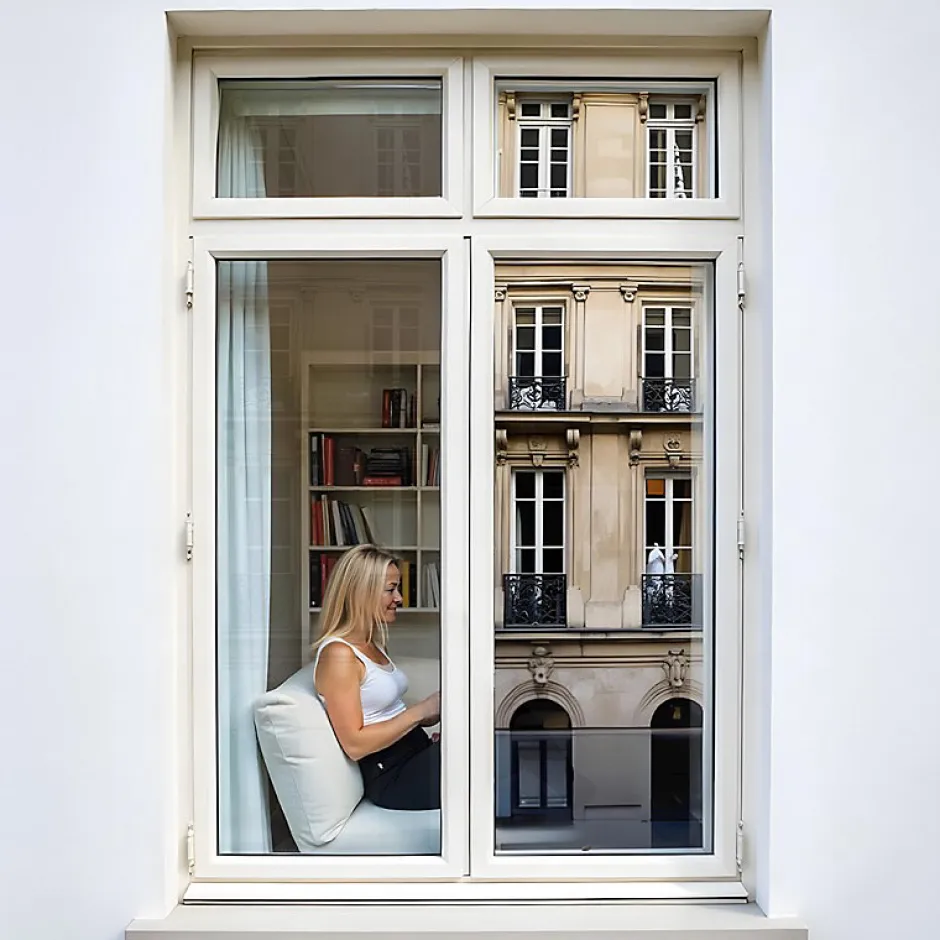 DIMEXACT - Film miroir sans tain argent chromé - Haute durabilité - 152 cm x 2 m - en Rouleau- Online