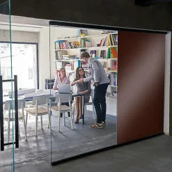 DIMEXACT - Film occultant marron brillant pour fenêtre - 122 cm x 0.5 m - en Rouleau