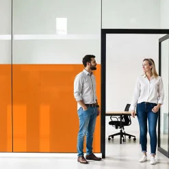 DIMEXACT - Film occultant orange brillant pour fenêtre - 122 cm x 10 m - en Rouleau- Best