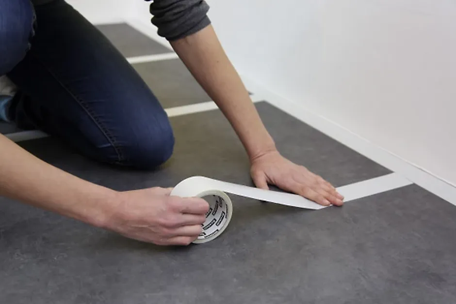 Scotch Double face pour sols vinyles 50 mm x 20 m