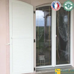 Double motorisation pour volet 1 battant gauche SLID'UP URANUS filaire - gond 14 mm-Slid’Up By Mantion