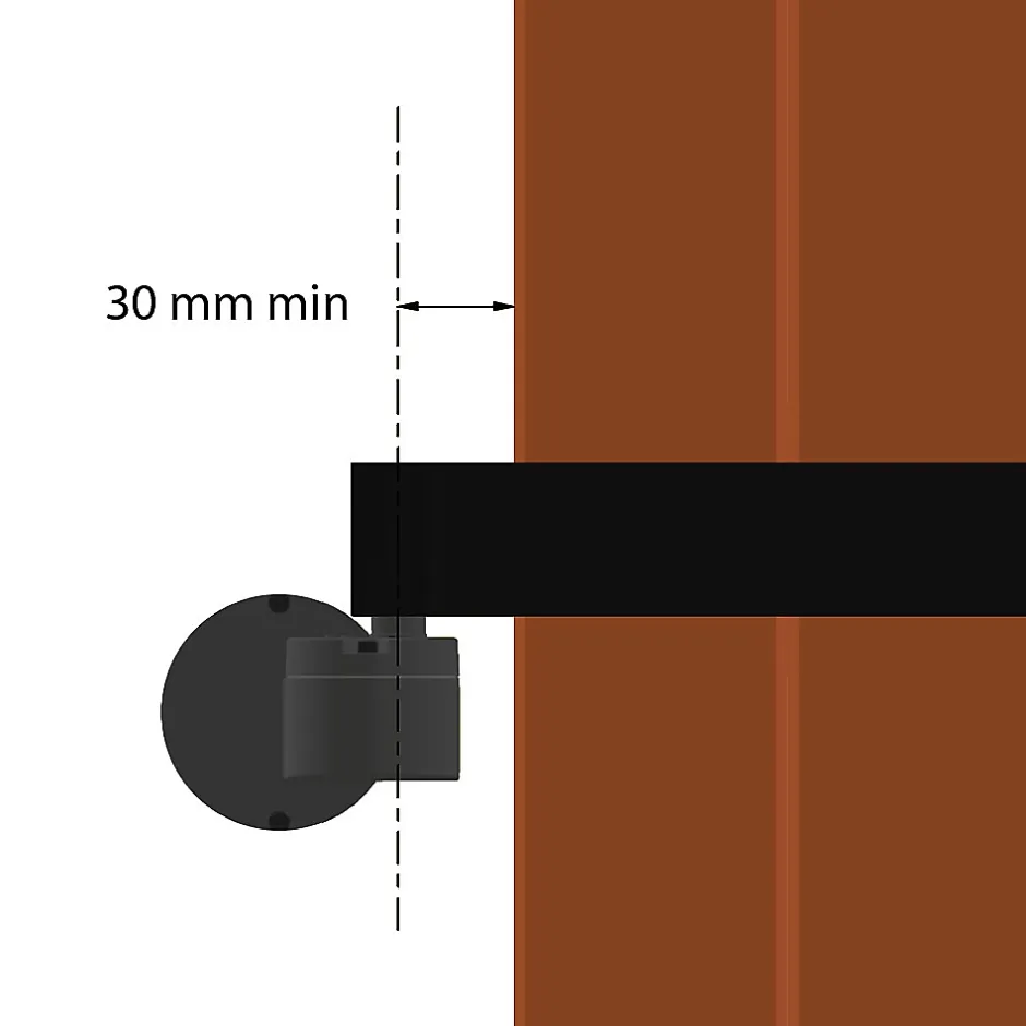 Double motorisation pour volet 1 battant droit SLID'UP URANUS filaire - gond 14 mm-Slid’Up By Mantion Hot