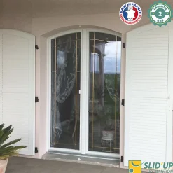 Double motorisation pour volet 2 battants SLID'UP URANUS radio - gond 14 mm-Slid’Up By Mantion