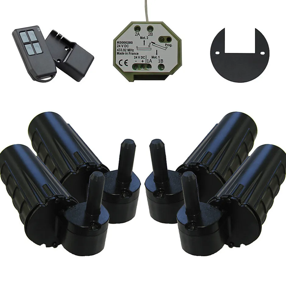 Double motorisation pour volet 2 battants SLID'UP URANUS radio - gond 12 mm-Slid’Up By Mantion New
