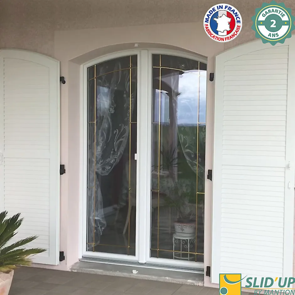 Double motorisation pour volet 2 battants SLID'UP URANUS filaire - gond 12 mm-Slid’Up By Mantion Clearance