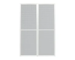 Double-porte moustiquaire blanche pour véranda-Canopia Hot