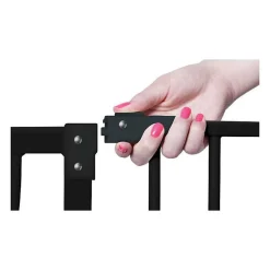 Barriere de securite Extra Haute LIBERTY - Par pression - L 75/81 x H 93 cm - Noire-Dreambaby Online