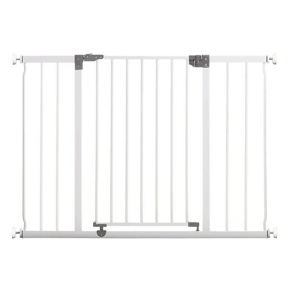 Barriere de securite Extra large LIBERTY - Par pression - L 99/105,5 x H 75 cm - Blanche-Dreambaby New
