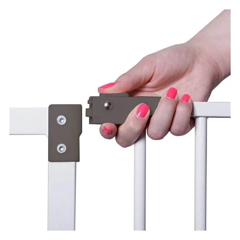Barriere de securite Extra large LIBERTY - Par pression - L 99/105,5 x H 75 cm - Blanche-Dreambaby New