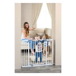 Barriere de securite Extra large LIBERTY - Par pression - L 99/105,5 x H 75 cm - Blanche-Dreambaby New