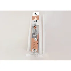 D10-ROOMKIT Moulure de plafond Polystyrène 80 x 80 x 2000 - 1 pièce-Decoflair Best