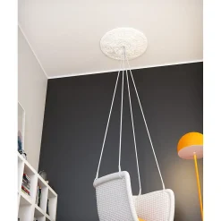 Decoflair E12 Moulure de plafond Polystyrène expansé 30 x 10 x 2000 - 1 pièce