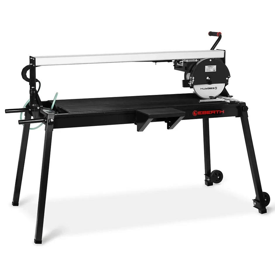 Coupe Carrelage Electrique 1500W, Lame de scie diamant 250mm Profondeur de coupe 36mm Longueur de coupe 1020mm, 0-45 degrés-Eberth Online