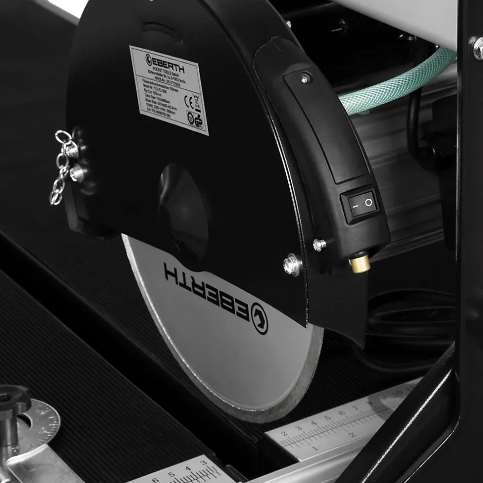 Coupe Carrelage Electrique 1500W, Lame de scie diamant 250mm Profondeur de coupe 36mm Longueur de coupe 1020mm, 0-45 degrés-Eberth Online