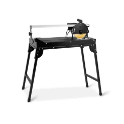 Eberth Coupe-carreaux à eau, électrique Puissance 800 Watt, longueur de coupe 620mm, disque diamant 200mm