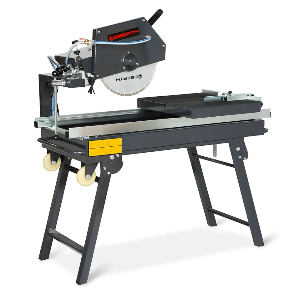 Scie à pierre 2000 Watt, coupe carreau lame de scie diamant 350mm, profondeur de coupe 100mm, longueur de coupe 800mm-Eberth Discount