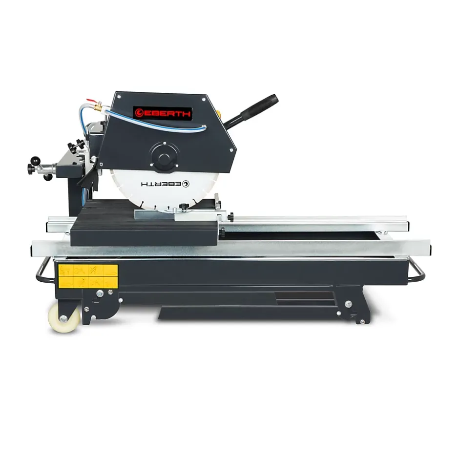 Scie à pierre 2000 Watt, coupe carreau lame de scie diamant 350mm, profondeur de coupe 100mm, longueur de coupe 800mm-Eberth Discount