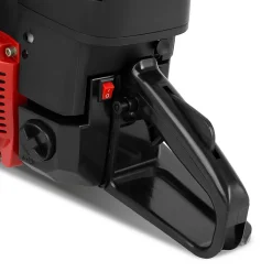 Eberth Tronçonneuse à essence Motorflex pour coupe à eau et à sec, disque de 350mm, moteur 2 temps de 3 kW, 64,6 ccm de cylindrée