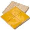 Echantillon couleur Zellige Jaune Moutarde --Ro'Ma Nature