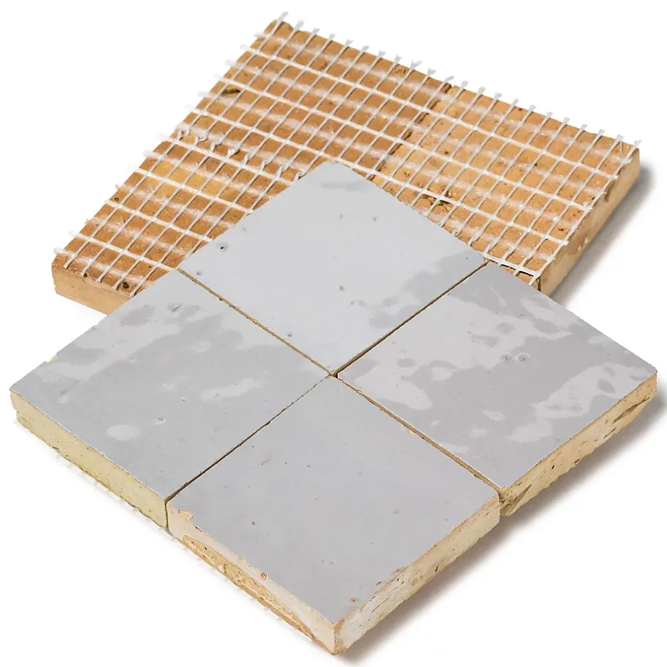 Echantillon couleur Zellige Gris Clair --Ro'Ma Nature