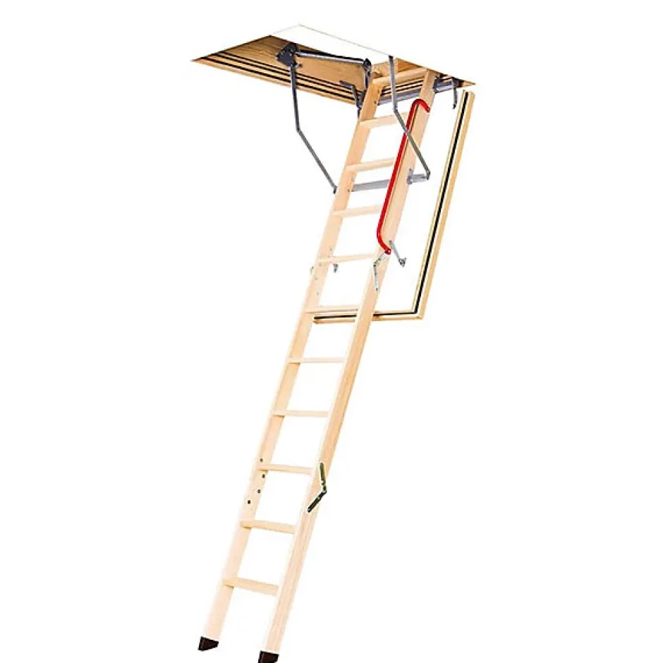 Matisere Echelle coupe feu 60min avec trappe de 60x120cm - Hauteur de 2.53 à 2.80m - LWF60/60120-280