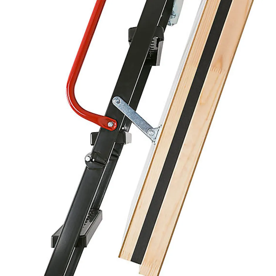 Echelle coupe feu 60min avec trappe de 86x130cm - Hauteur de 2.33 à 2.80m - LMF60/86130-280-Matisere Outlet