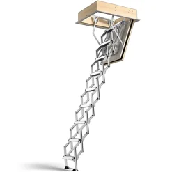 Sogem Echelle coupe feu trappe 70x120cm - Hauteur sous plafond 3.78 à 4.22m - VARIO60-70130-422