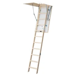 Echelle de grenier escamotable manuelle 57,6 x 117,5 bois