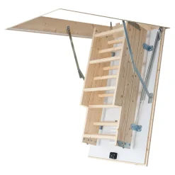 Echelle de grenier escamotable manuelle 57,6 x 117,5 bois