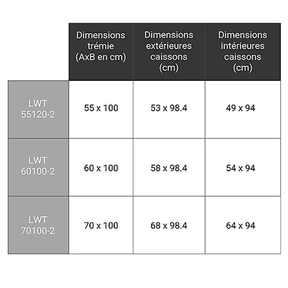 Echelle escamotable bois - Ouverture du plafond de 70 x 100cm - LWT70100-2-Matisere Discount