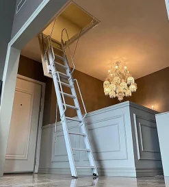 Echelle Escamotable Métal - Trappe 90x180cm - Hauteur 2.90 à 3.00m - ACI-TRE300/180-90-Matisere