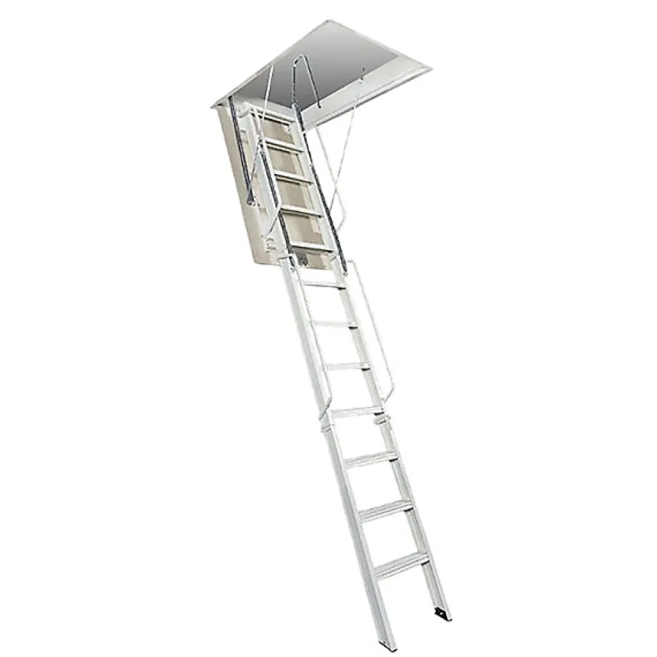 Matisere Echelle Escamotable Métal - Trappe 80x200cm - Hauteur 2.90 à 3.00m - ACI-TRE300/200-80