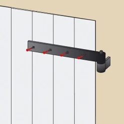 Afbat - Tb Industrie Sas Ecrou avec vis à tête collet carrée acier noir Afbat - ⌀7X L.60mm - 8 pièces
