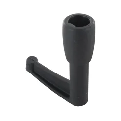 Autres Embouts espagnolette longs, noir composite, haut et bas, lot de 2