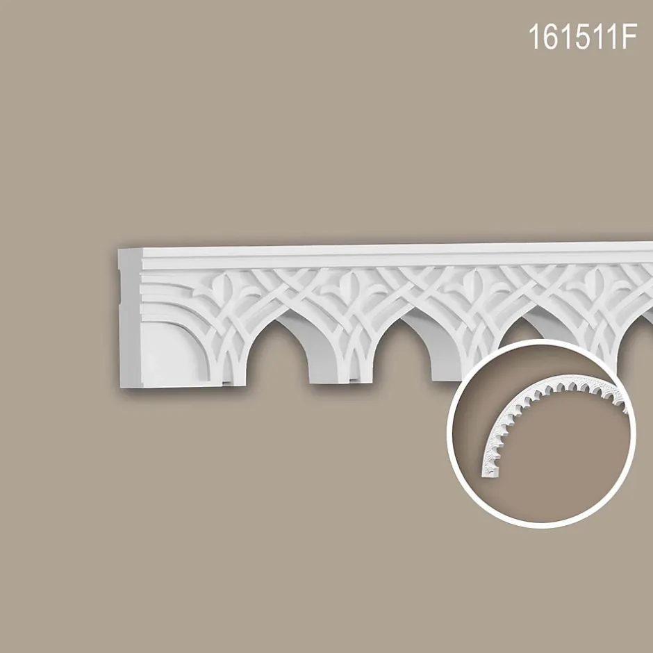 Encadrement d'arche 161511F flexible Moulure flexible Encadrement de porte Encadrement de fenêtre 2 m-Profhome